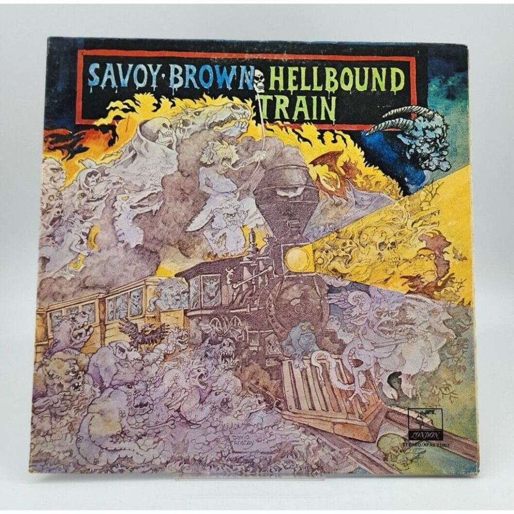 Savoy Brown Hellbound Train XPAS 71052 Parrot Gatefold Comic Strip Cover Tested
